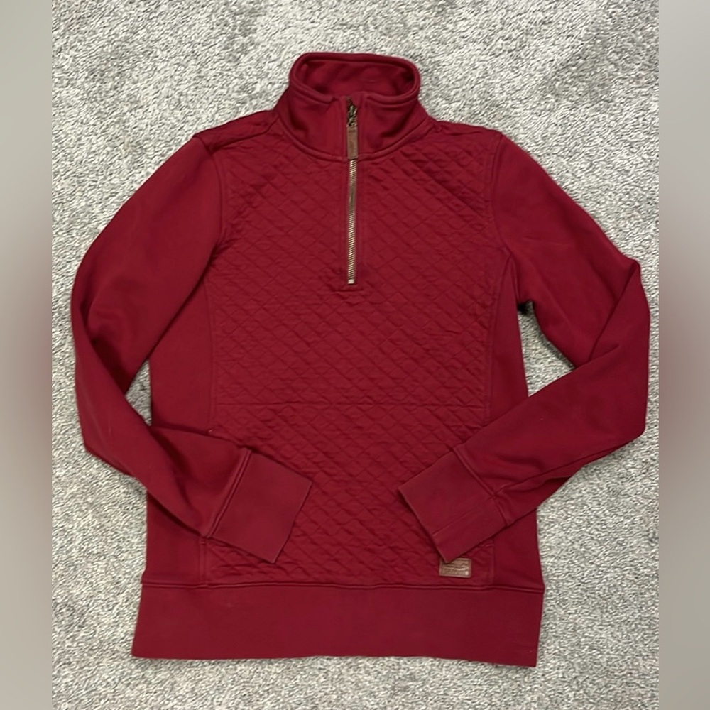 LL Bean quilted sweater